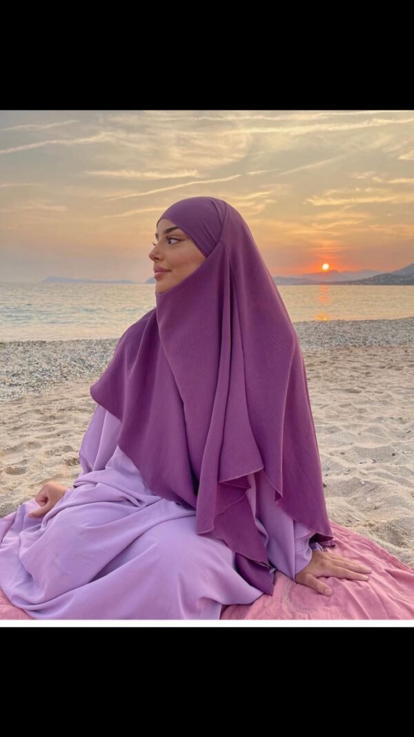 Khimar mauve