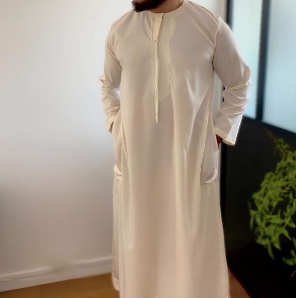Qamis Emirati Blanc